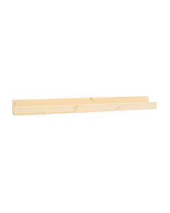 Estante de madera maciza flotante tono natural varias medidas