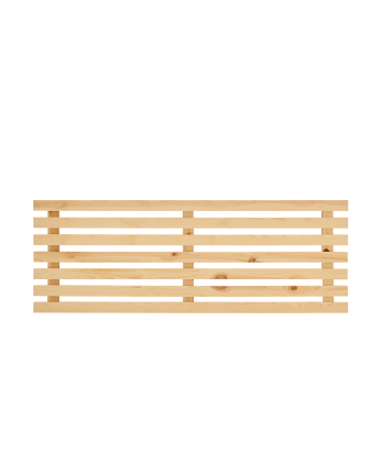 Cabecero de madera maciza en tono natural de varias medidas