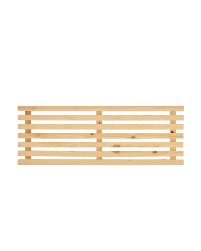 Cabecero de madera maciza en tono natural de varias medidas