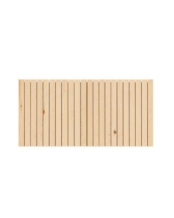 Cabecero de madera maciza en tono natural de varias medidas