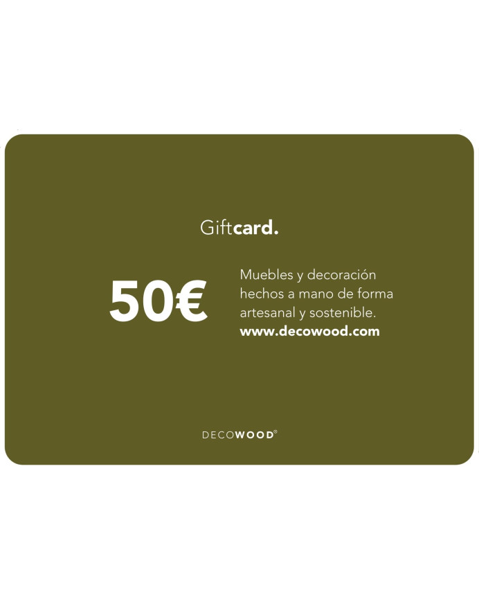 Tarjeta regalo de 50 euros