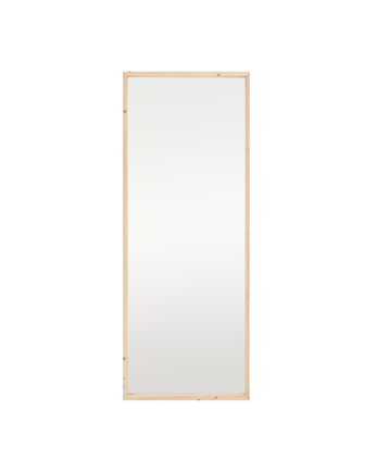 Espejo efecto madera maciza tono natural de varias medidas