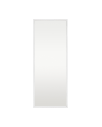 Espejo efecto madera maciza tono blanco de varias medidas