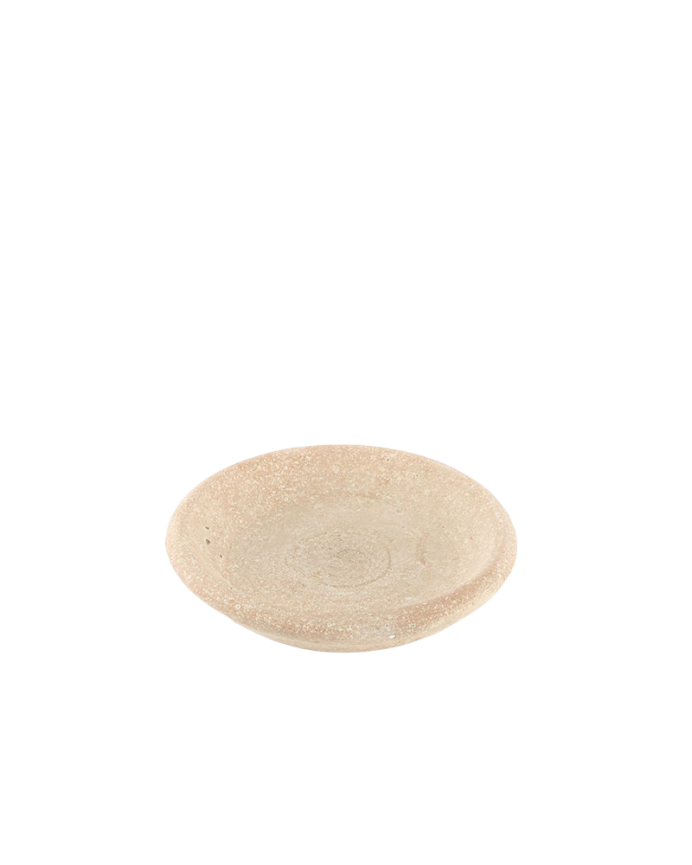 Plato de arcilla natural de 20cm