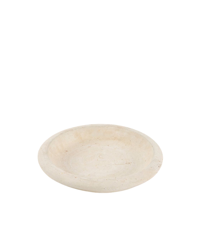 Plato de arcilla natural de 30cm