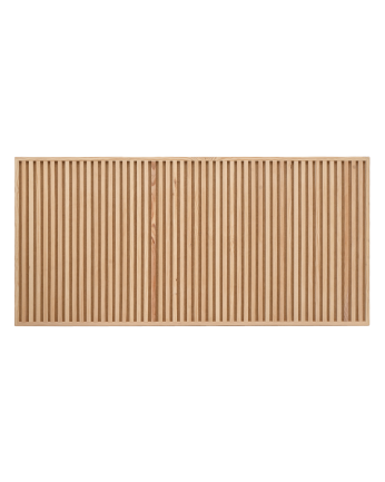 Cabecero de madera maciza en tono natural de 160cm