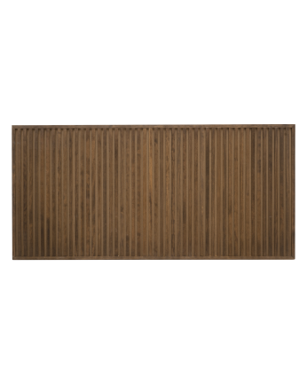 Cabecero de madera maciza en tono roble oscuro de 160cm