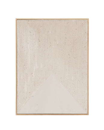 Cuadro beige decorativo sobre algodón con bastidor de madera pintado artesanalmente con pintura al óleo en varias medidas