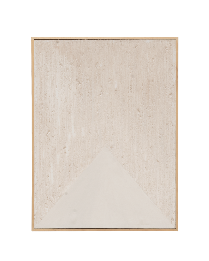 Cuadro beige decorativo sobre algodón con bastidor de madera pintado artesanalmente con pintura al óleo en varias medidas