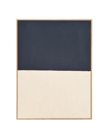 Cuadro azul y blanco decorativo sobre algodón con bastidor de madera pintado artesanalmente con pintura óleo en varias medidas