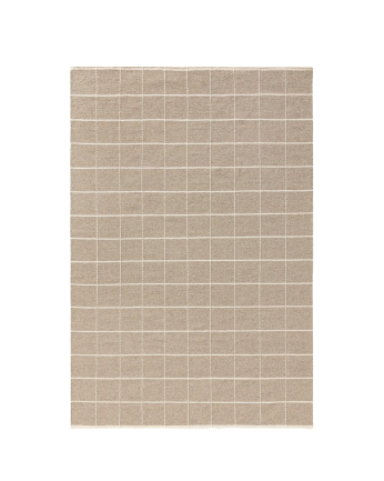 Alfombra de lana taupe en varias medidas