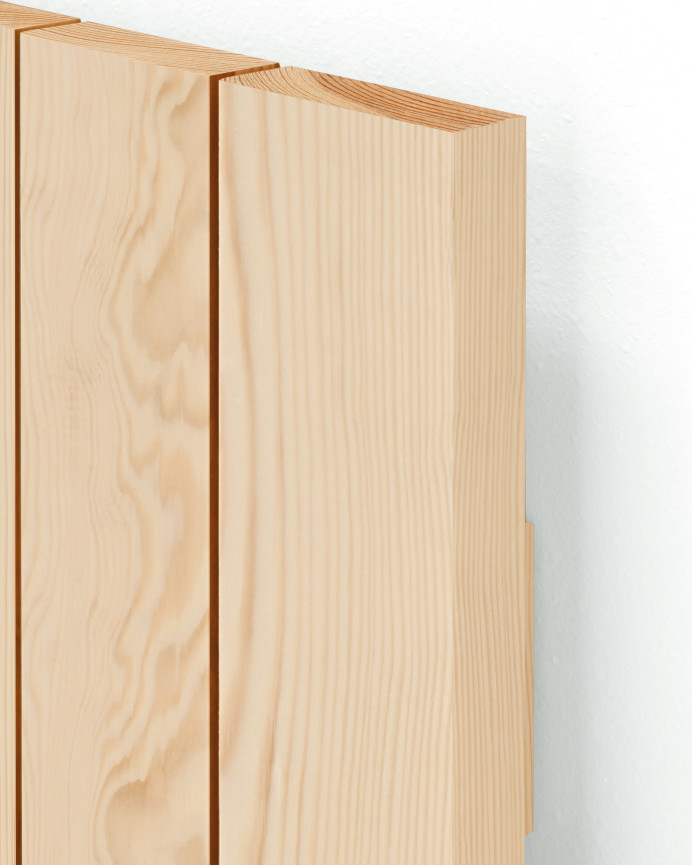 Cabecero de madera maciza en tono natural de varias medidas