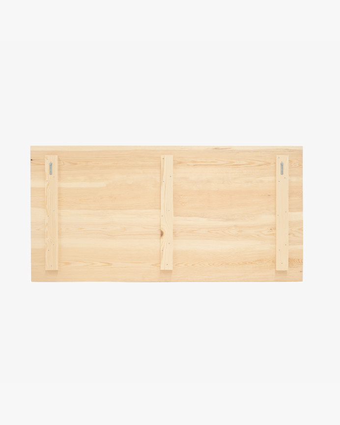 Cabecero de madera maciza color gris decapado de varias medidas