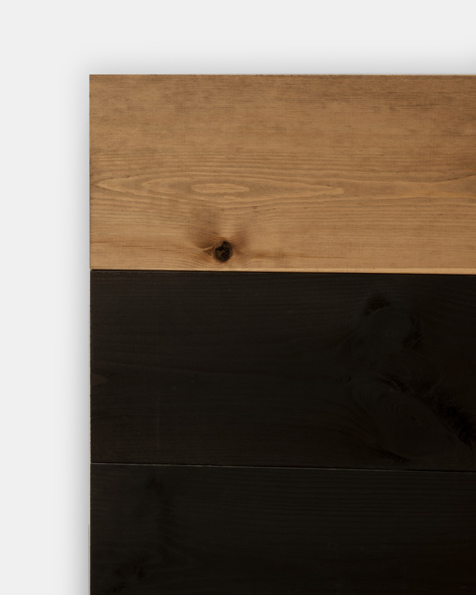 Cabecero de madera maciza decapado de varias medidas