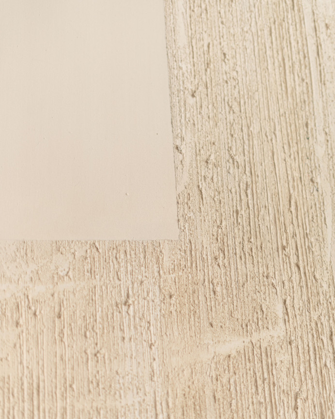 Cuadro beige-marrón decorativo sobre algodón con bastidor de madera pintado a mano con pintura al óleo en varias medidas