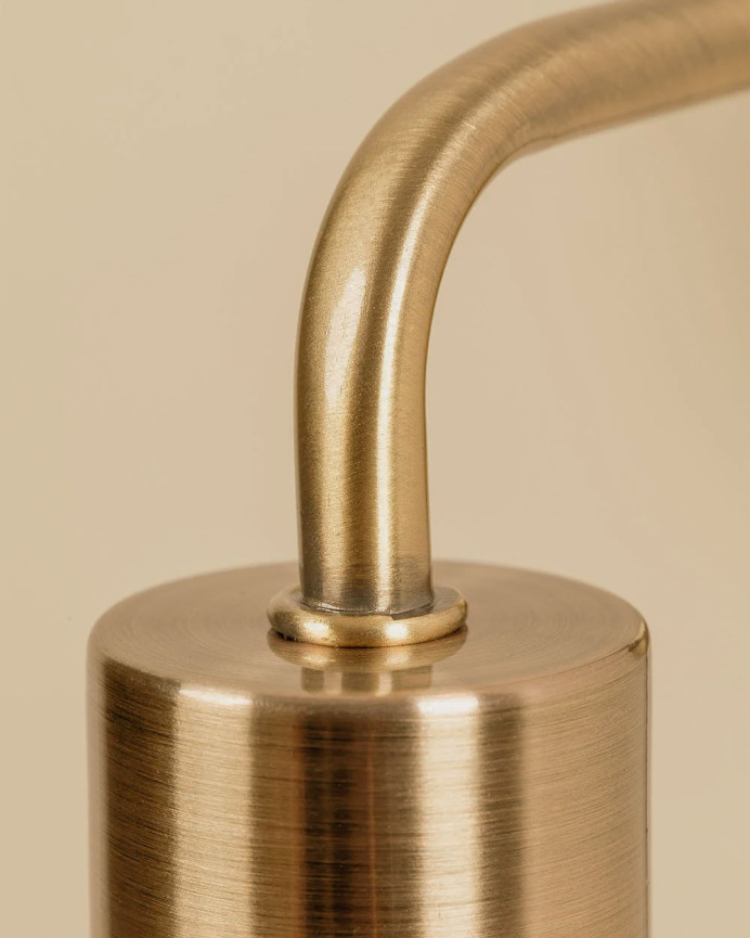 Lámpara de pared metalizada de 12x8cm