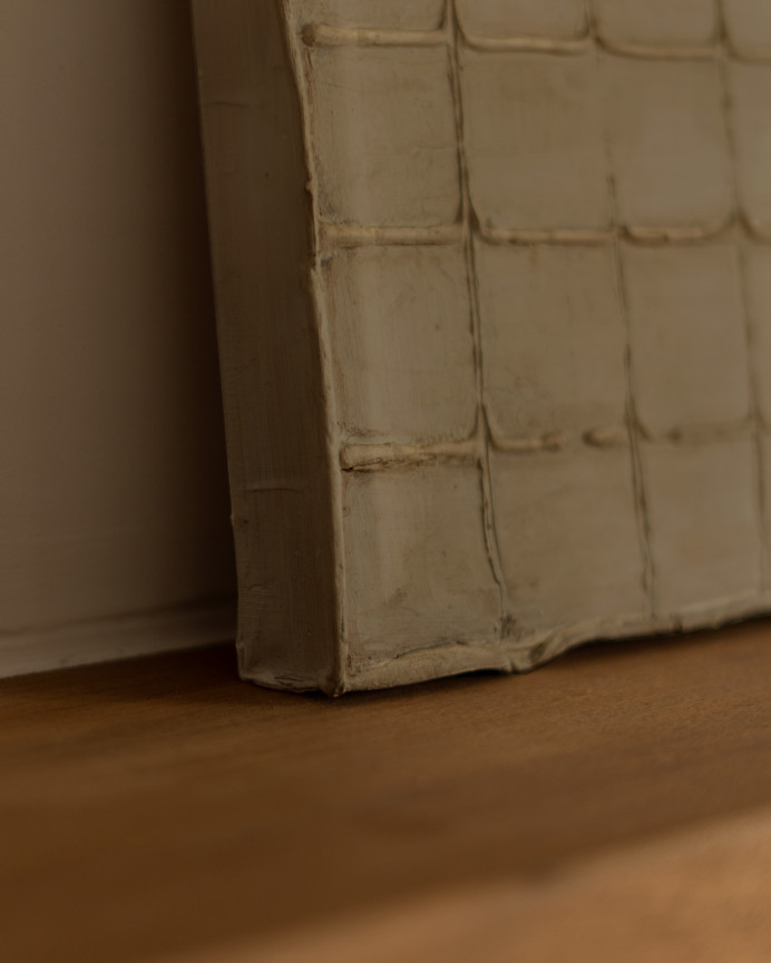 Cuadro marrón decorativo sobre algodón con bastidor de madera pintado artesanalmente con pintura al óleo en varias medidas