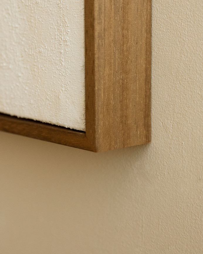 Cuadro verde y blanco decorativo sobre algodón con bastidor de madera pintado artesanalmente con pintura óleo en varias medidas
