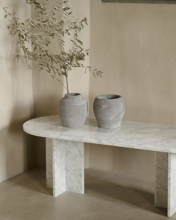 Mesa de centro de mármol de 120x50cm