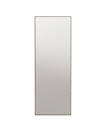 Espejo rectangular de acero inox en tono negro de 58x158x2cm