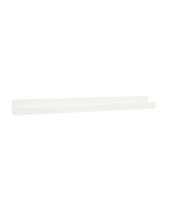 Estante de madera maciza flotante tono blanco varias medidas