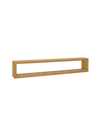 Mueble de TV de madera maciza en tono roble medio de varias medidas