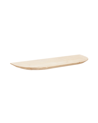 Consola recibidor de madera maciza en tono natural 100cm