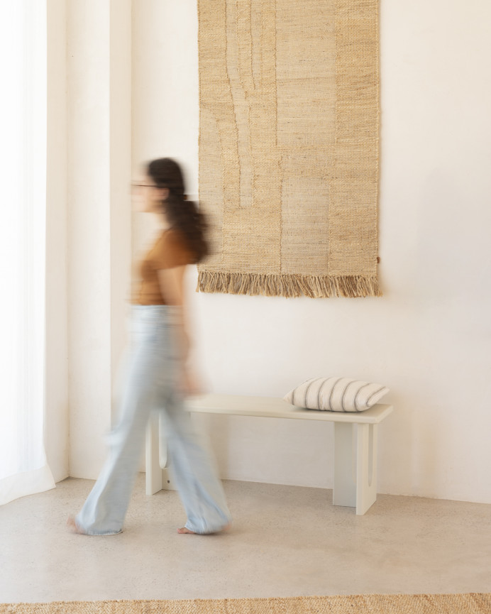 Banco de microcemento en 120x33cm 