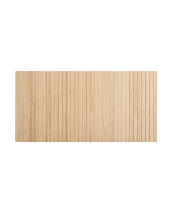 Cabecero ranurado de madera maciza tono natural de varias medidas