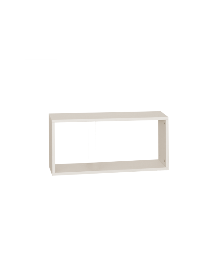 Mueble auxiliar de madera lacada en tono beige