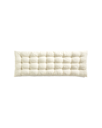 Cabecero acolchado de algodón color beige en varias medidas