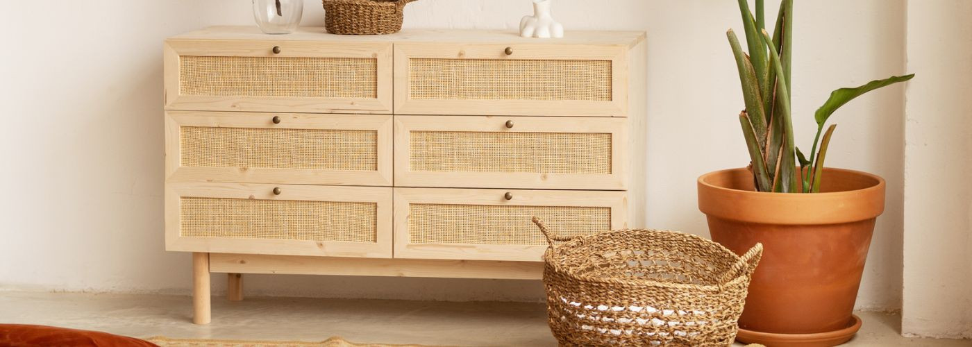 Cajoneras, Cómodas y Consolas en Madera Natural | Decowood