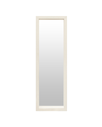 Miroir mural rectangulaire en bois couleur sable de différentes tailles