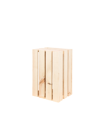 Tabouret en bois massif ton naturel 30,5x49x26,5cm