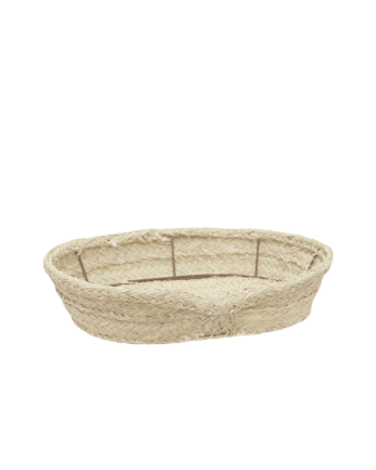 Panier pour animaux de compagnie en alfa naturel en différentes tailles