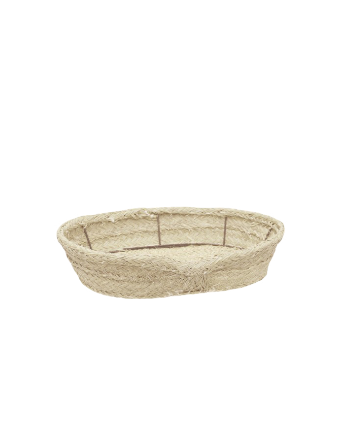 Panier pour animaux de compagnie en alfa naturel en différentes tailles