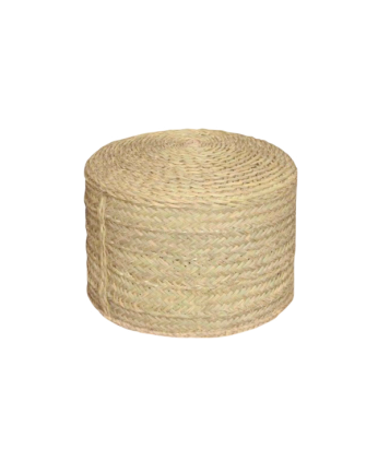 Pouf cylindrique en 100% alfa en différentes tailles