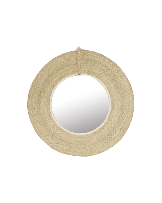 Miroir rond en sparte en différentes tailles