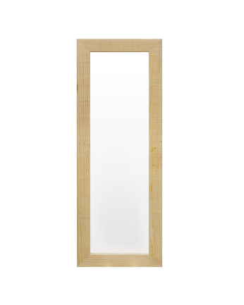 Miroir en bois massif ton naturel en différentes tailles