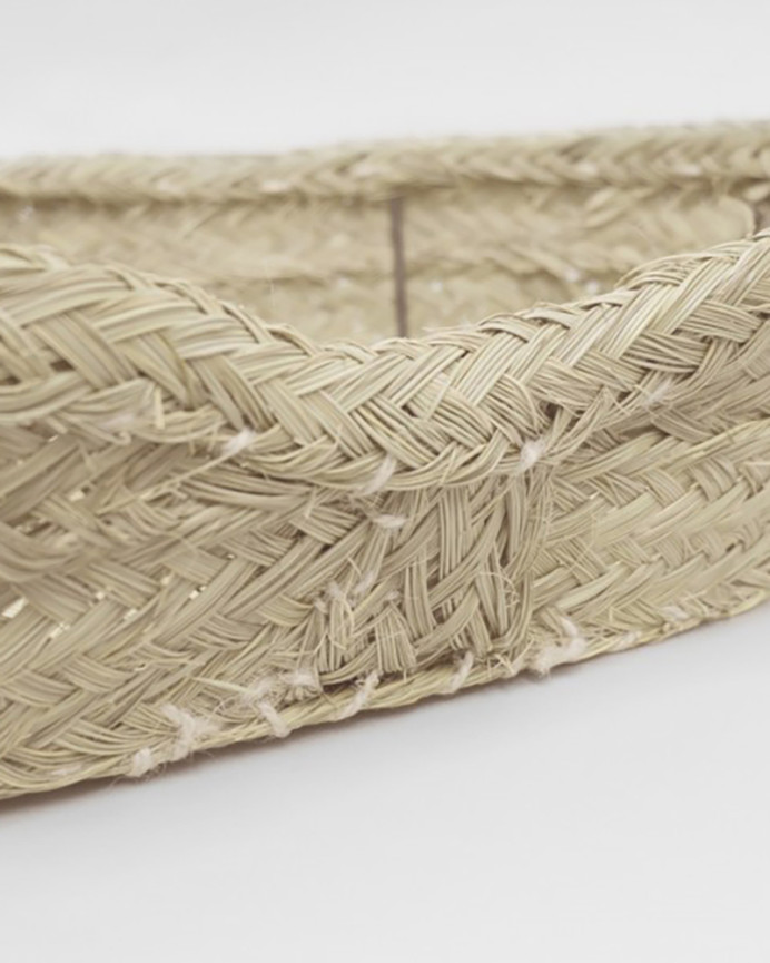 Panier pour animaux de compagnie en alfa naturel en différentes tailles