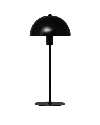 Lampe de table en aluminium noir