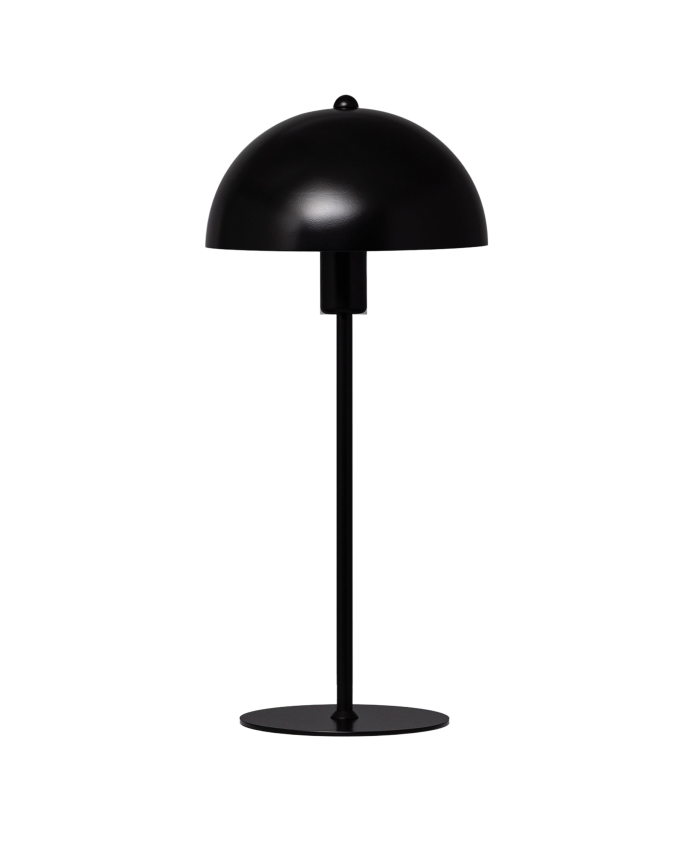 Lampe de table en aluminium noir