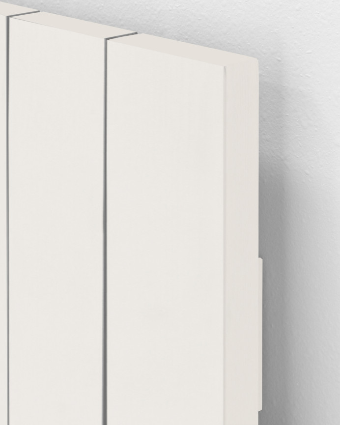 Tête de lit en bois massif blanc en différentes tailles