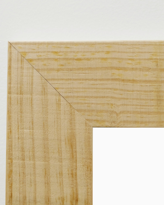 Miroir en bois massif ton naturel en différentes tailles