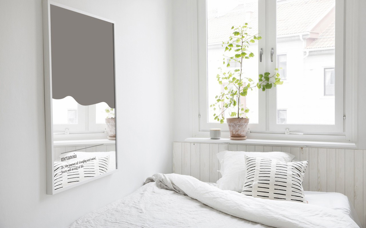 Tête de lit en bois massif blanc en différentes tailles