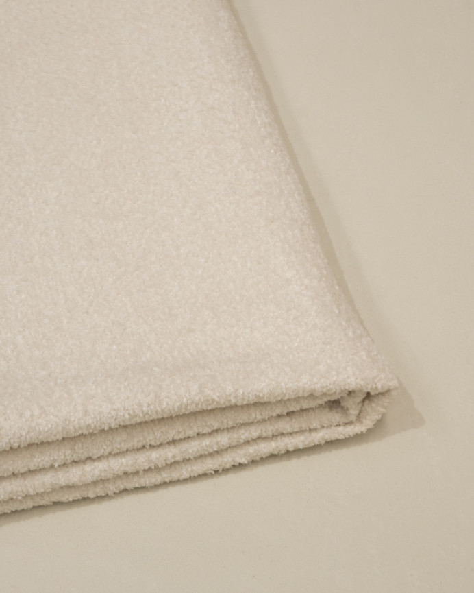 Housse pour tête de lit en bouclé beige en différentes tailles