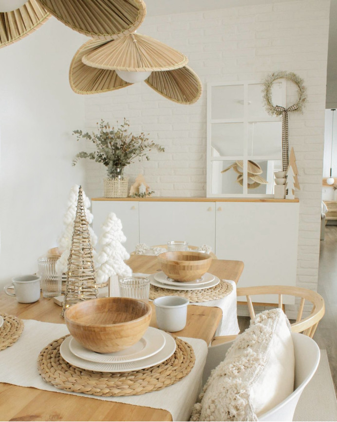 Plafonnier en fibres naturels
