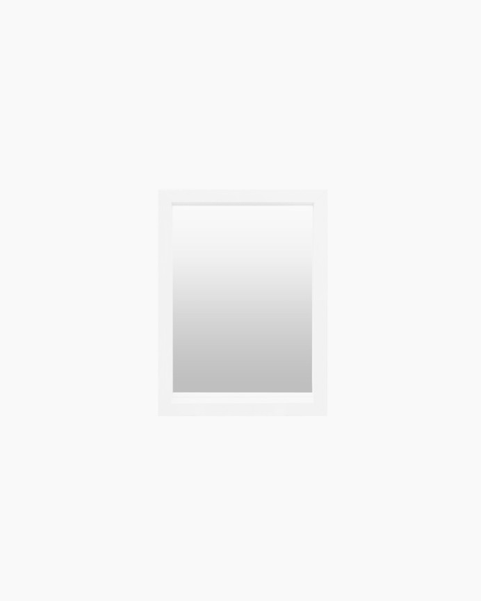 Miroir en bois blanc en différentes tailles