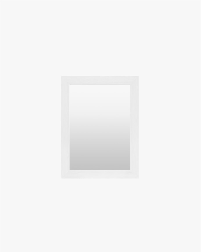 Miroir en bois blanc en différentes tailles
