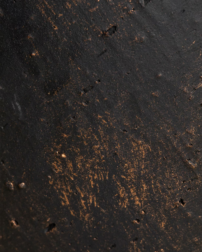 Vase en céramique noir de 25x21cm